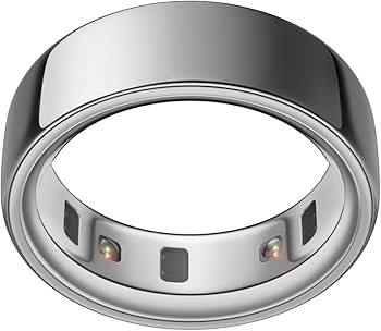 Amazon.com: Oura Ring 4 - Silver - Size 11 - Smart Ring - Unique